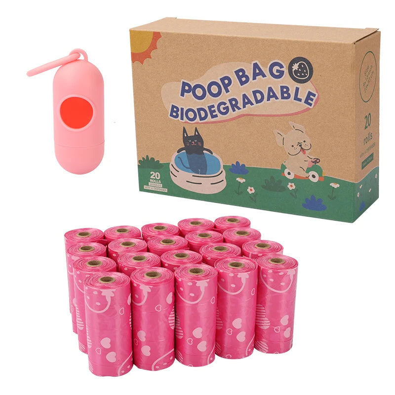 Dog Poop Bag Biodegradable 300 Count Dog Waste Bags with Dispenser Extra Thick Strong Leak Proof Poop Bags for Dogs Doggy |Scent