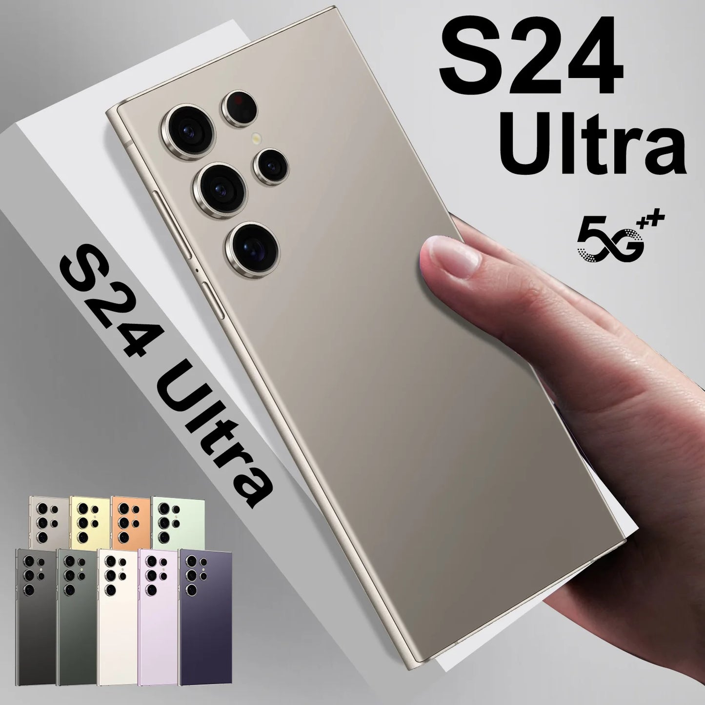 Unlocked S24 ULTRA 5G Mobile Phone 50MP 108MP Camera 7\" 3 Display 16GB RAM 1TB Storage Deca Core CPU LTE French Operating