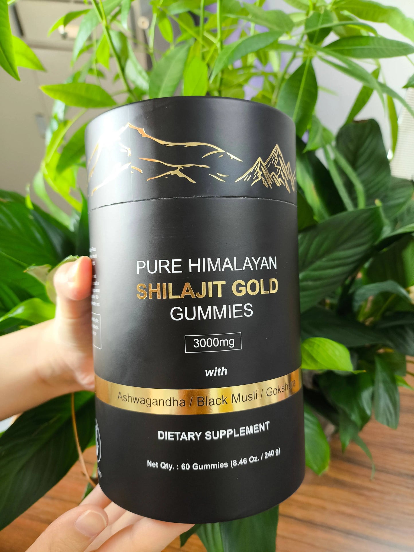 Hot Sale Private Label All in 1 Pure Himalayan Shilajit Gummies Ashwagaganda Boost Energy Fulvic Acid & 85+ Trace Minerals
