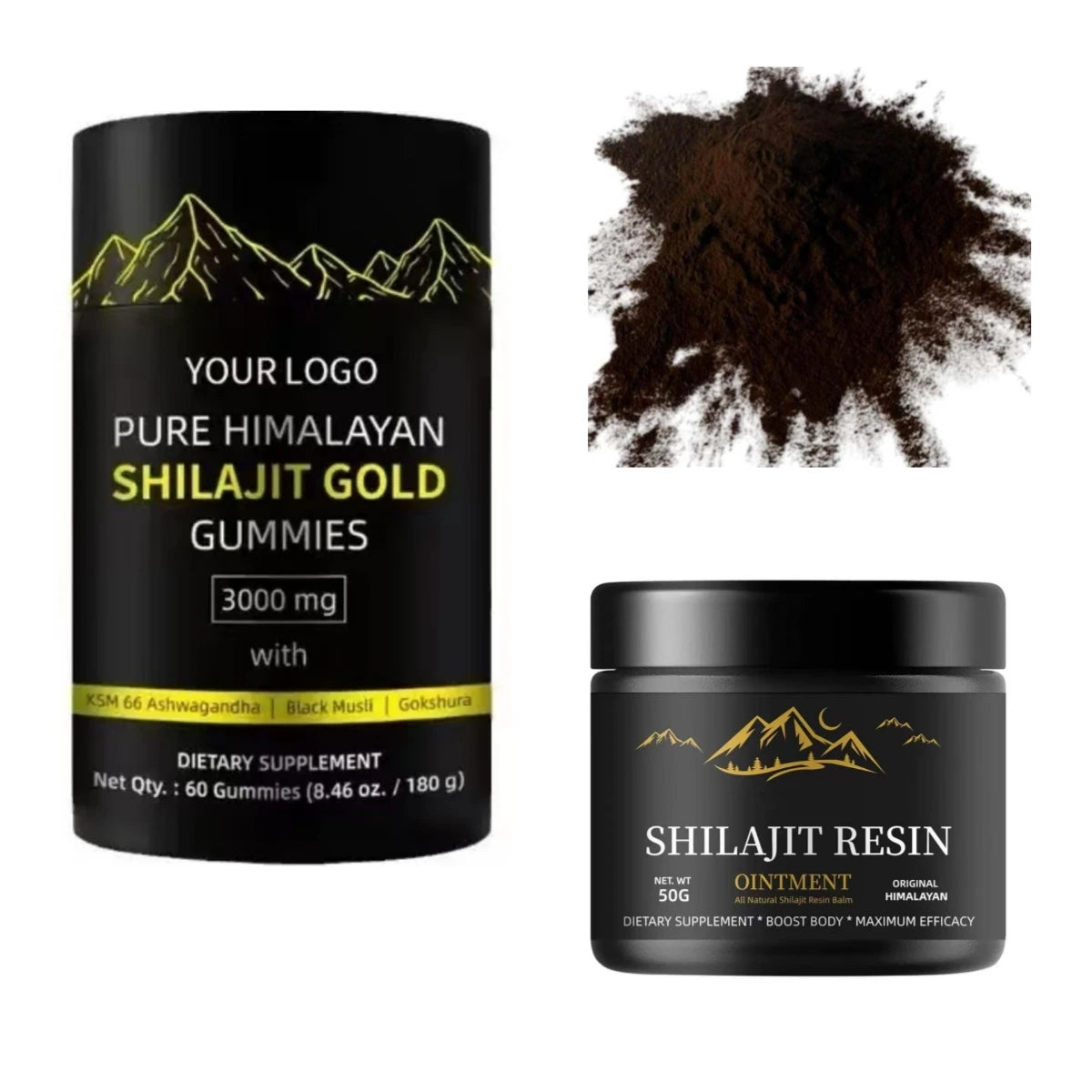 Pure Fulvic Acid Gold Himalayan Shilajit Sticks with Organic Honey  Himalayan Shilajit Honey Sticks Honey Sticks Shilajit