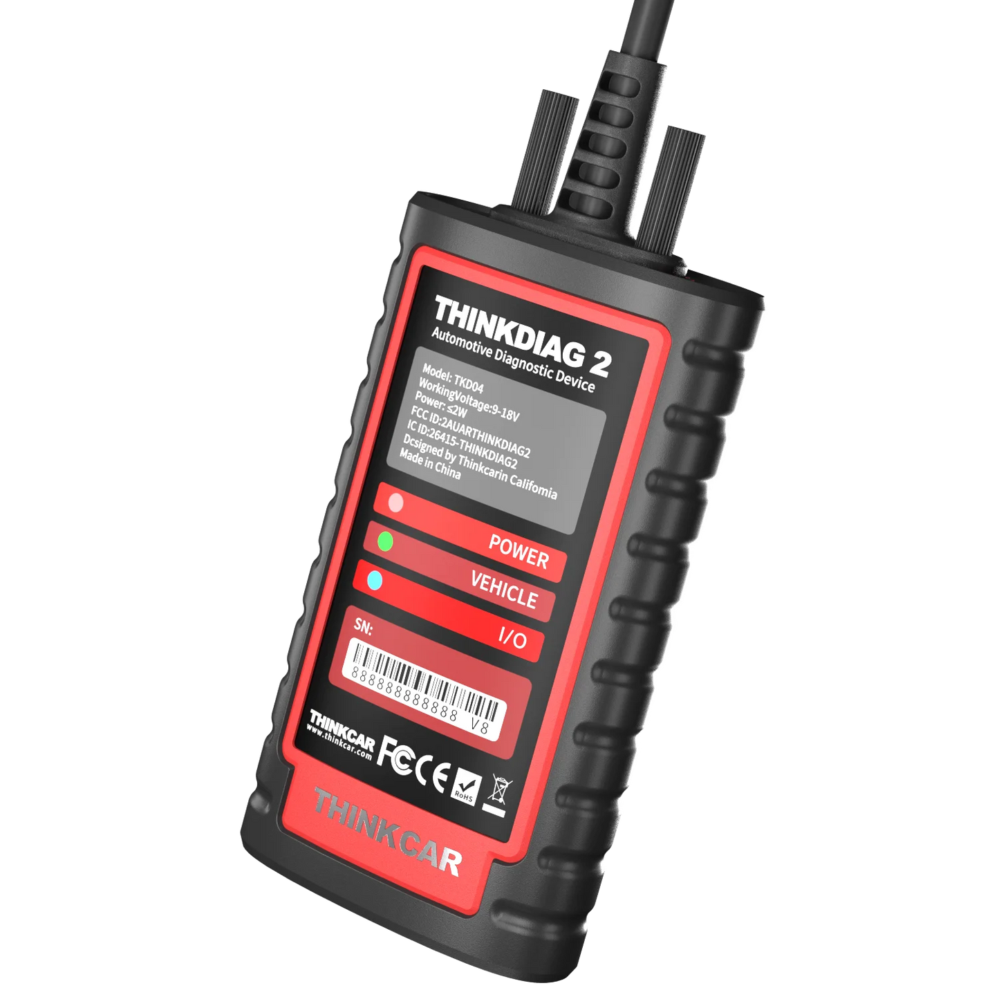 Thinkdiag 2 OBD2 Scanner Support CAN FD Protocols Fit for Car Brands Free Full Softwares 16 Reset Functions ECU Code