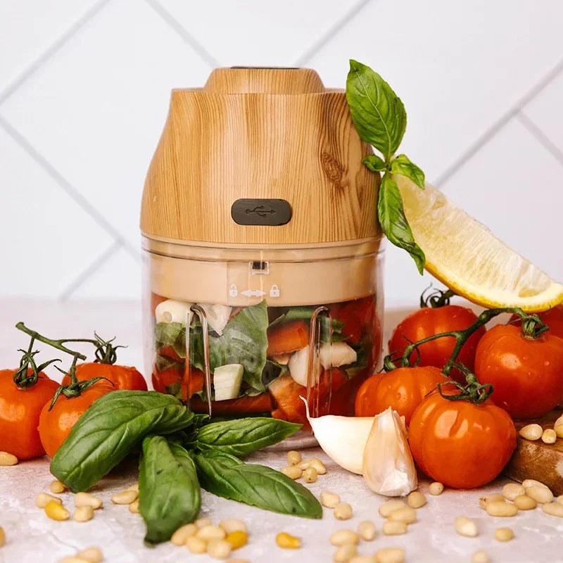 Wireless USB Rechargeable Electric Garlic Chopper