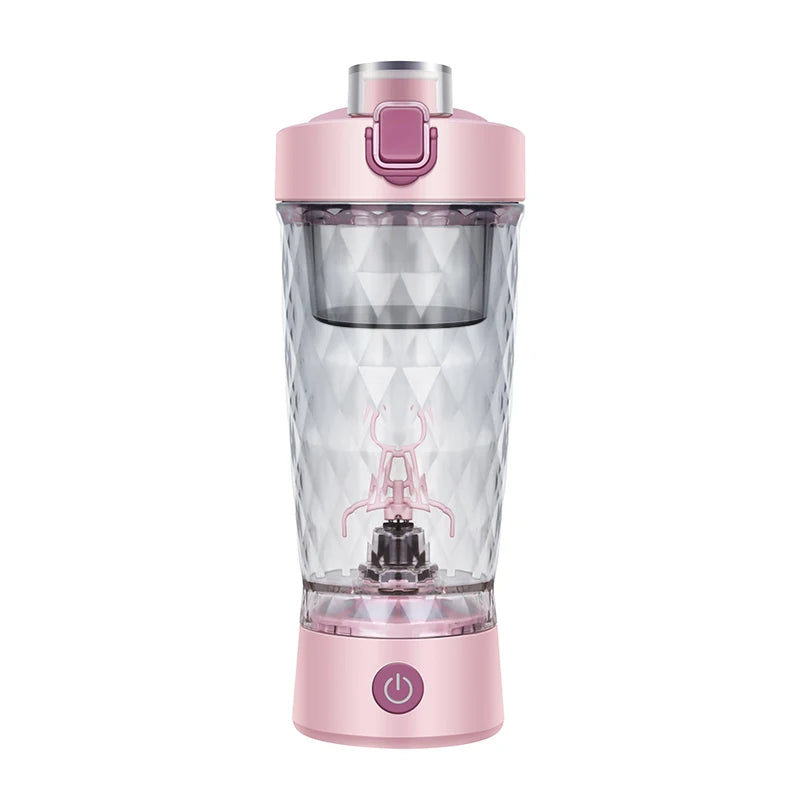 650ml USB Rechargeable Protein Shaker Bottle Portable Fully Automatic Stirring Cup