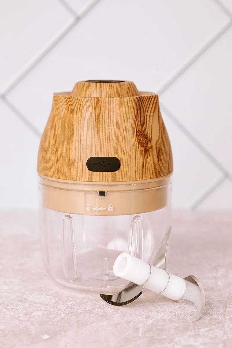 Wireless USB Rechargeable Electric Garlic Chopper