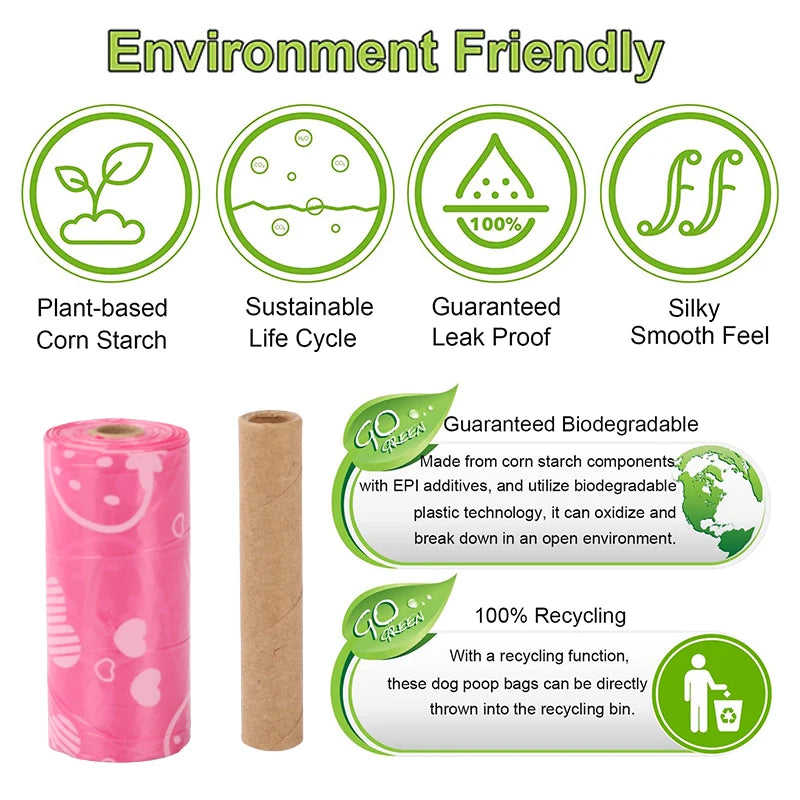 Dog Poop Bag Biodegradable 300 Count Dog Waste Bags with Dispenser Extra Thick Strong Leak Proof Poop Bags for Dogs Doggy |Scent