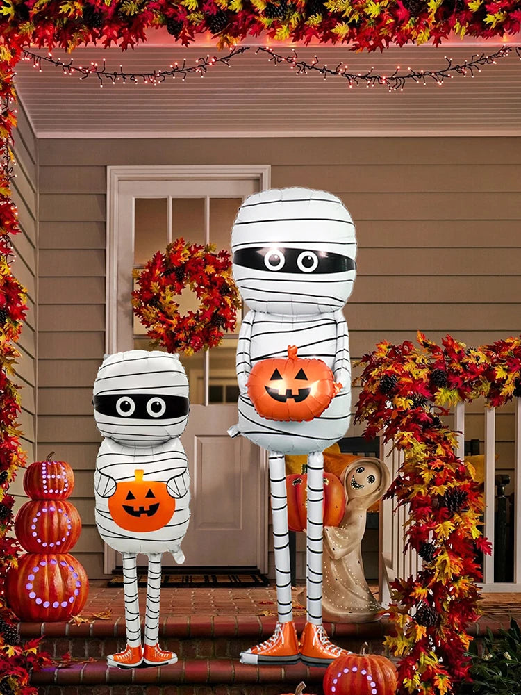 1pc Halloween mummy balloon, mummy pumpkin, Halloween decorations