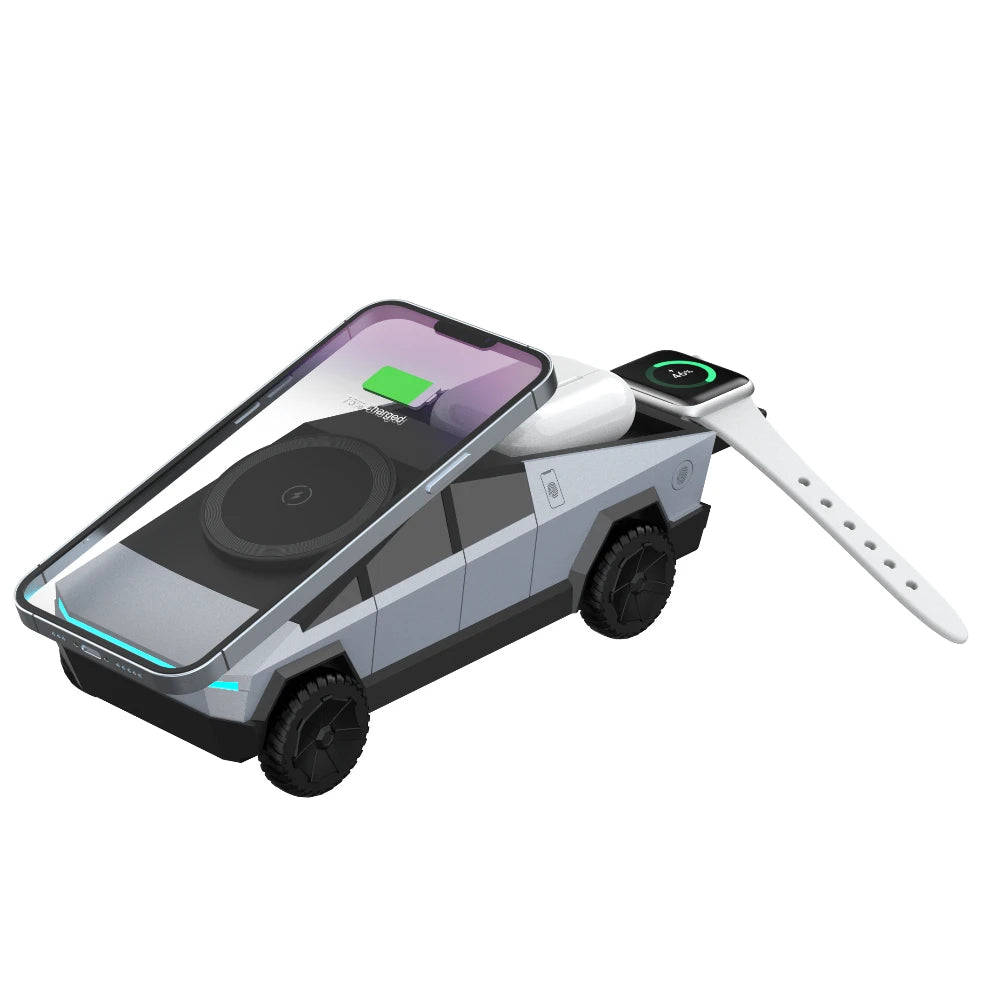 New Cybertruck Multifunctional 3-in-1 Wireless Charger