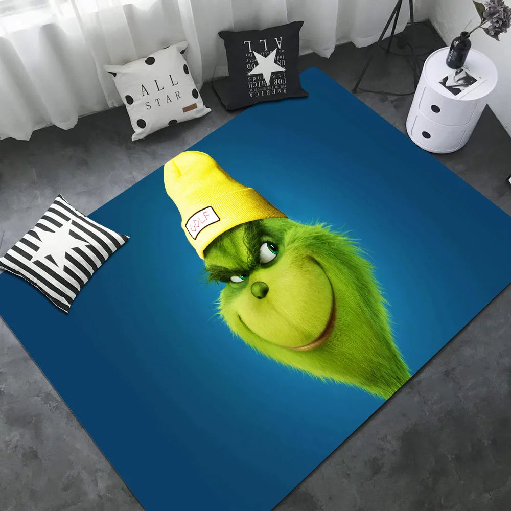 Cartoon THE G-GRINCHS Room Mats Cheaper Anti-slip Modern Living Room Balcony Printed Welcome Rug