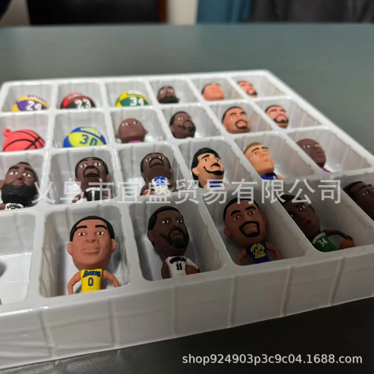Basketball Star Advent Calendar Cartoon Doll Christmas Atmosphere Decorative Gifts New Year 24 Days Countdown Surprise Blind Box