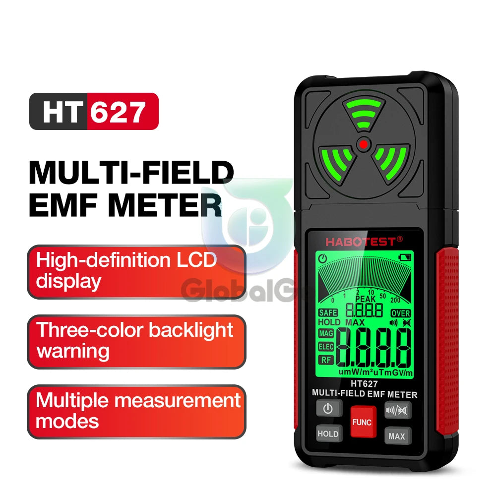 EMF Meter Professional Detector Handheld Portable Radio Frequency