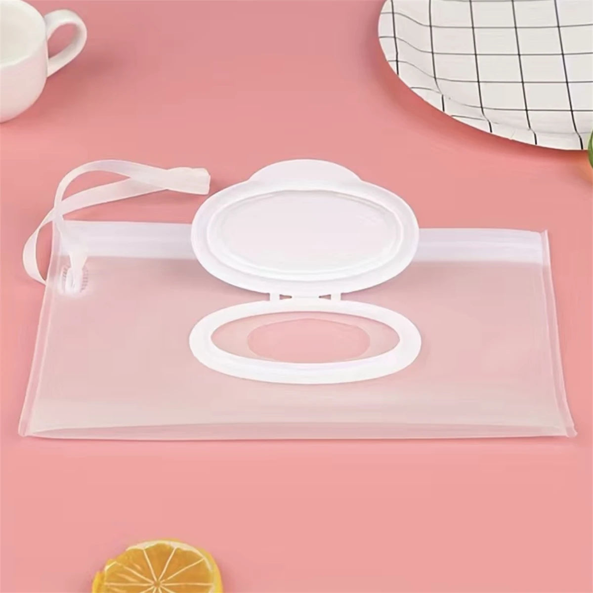 Baby Wipe Case, Travel Tissue Holder, Wet Wipes Storage Bag, Reusable Wet Wipe Pouch For Travel，Mask bags，Tissue bags，Wet wipes