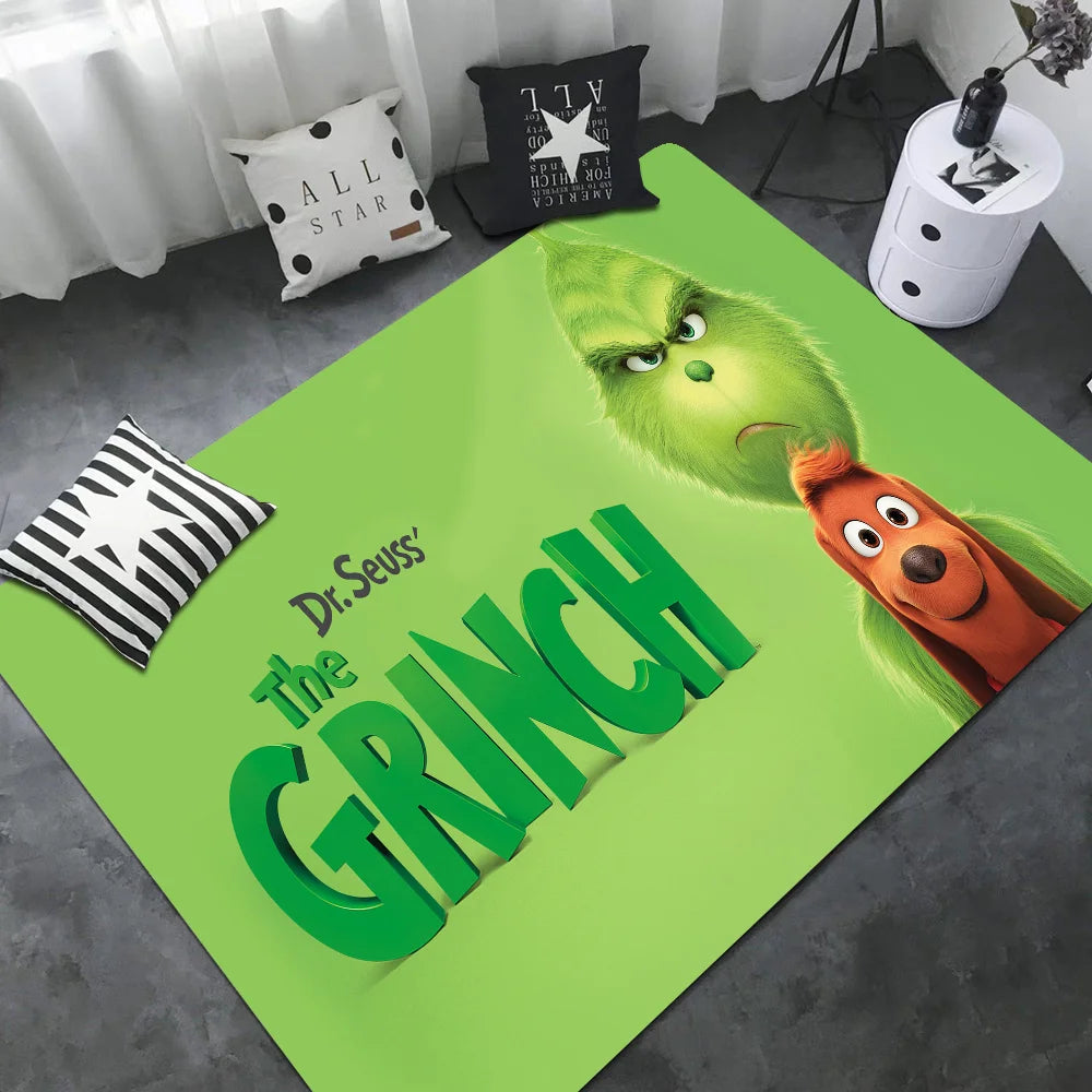 Cartoon THE G-GRINCHS Room Mats Cheaper Anti-slip Modern Living Room Balcony Printed Welcome Rug