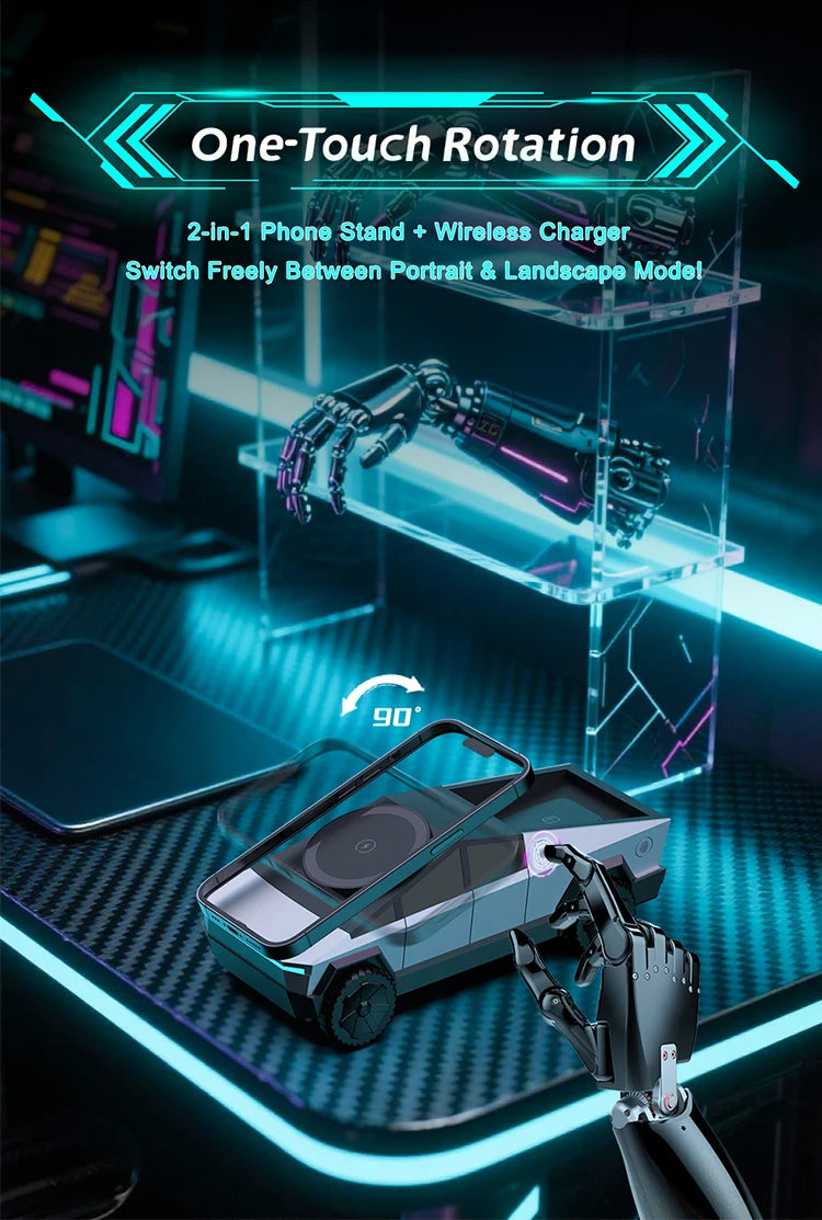 New Cybertruck Multifunctional 3-in-1 Wireless Charger