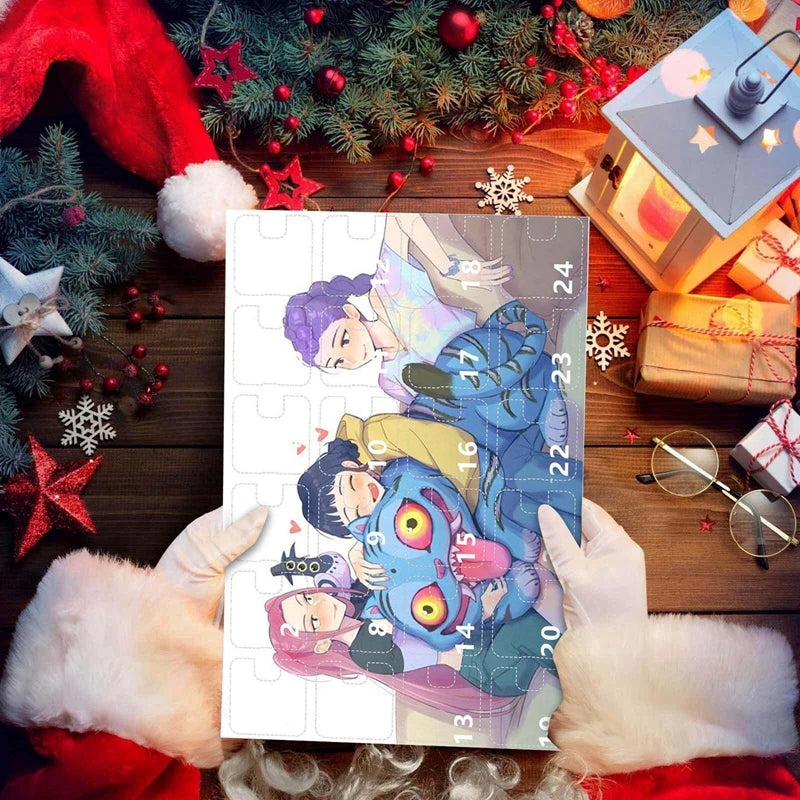 New Kpop Demon Hunters Advent Calendar Rumi Mira Zoey Tiger K Pop Demon Hunters Christmas Countdown Advent Calendar Gift 24 Days
