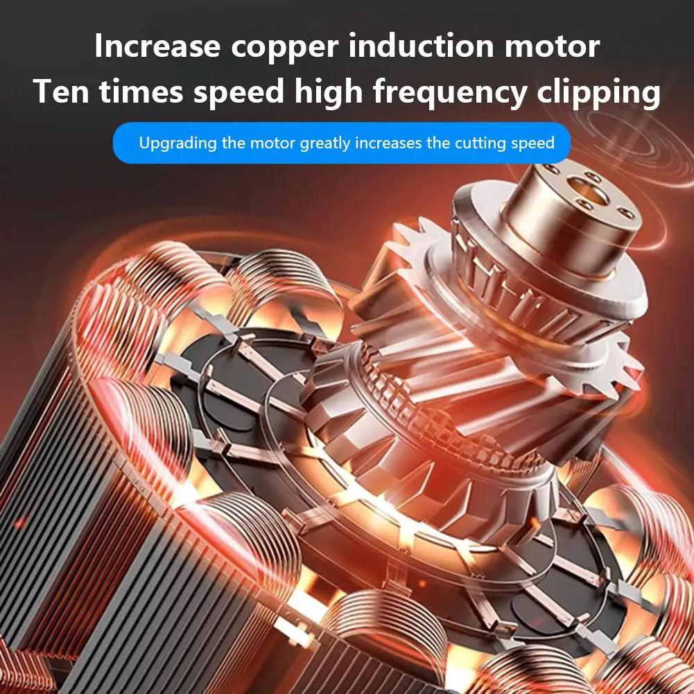 Cordless Electric Scissors Rechargeable - Portable Cutting Tool for Fabric, Carpets, Soft Leather, Cardboard & Sewing Tool