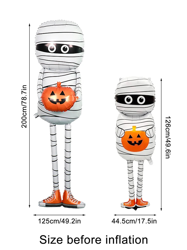 1pc Halloween mummy balloon, mummy pumpkin, Halloween decorations