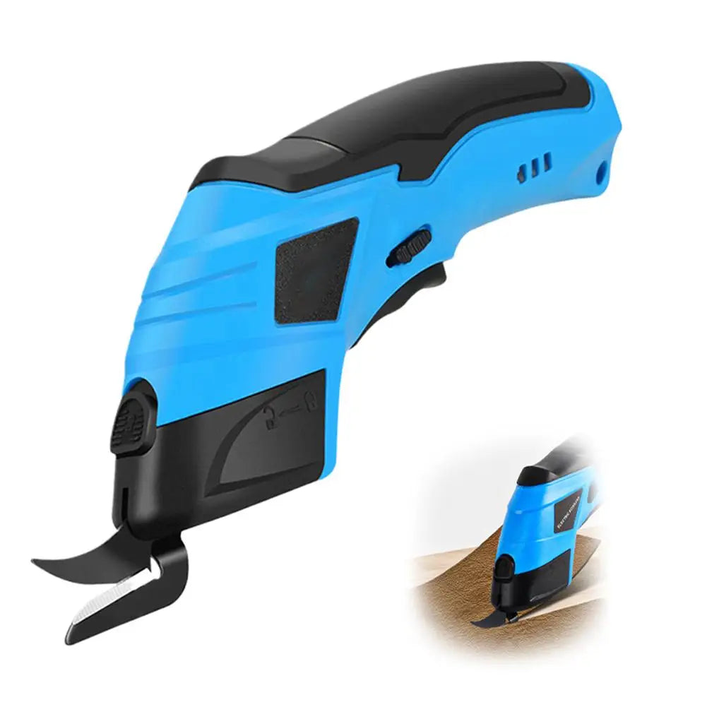 Cordless Electric Scissors Rechargeable - Portable Cutting Tool for Fabric, Carpets, Soft Leather, Cardboard & Sewing Tool