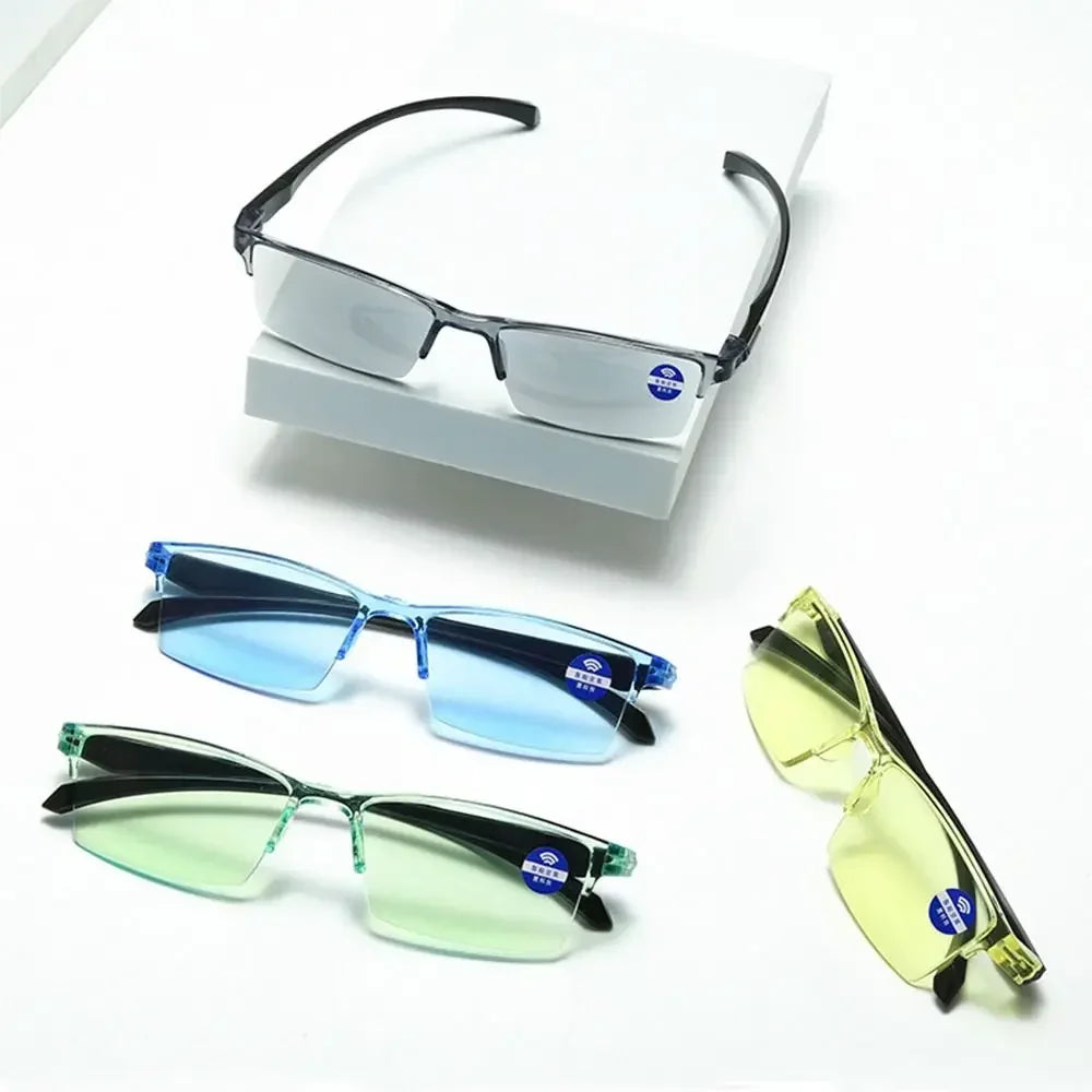 Smart Automatic Zoom Reading Glasses Anti Blue Ray Eyeglasse