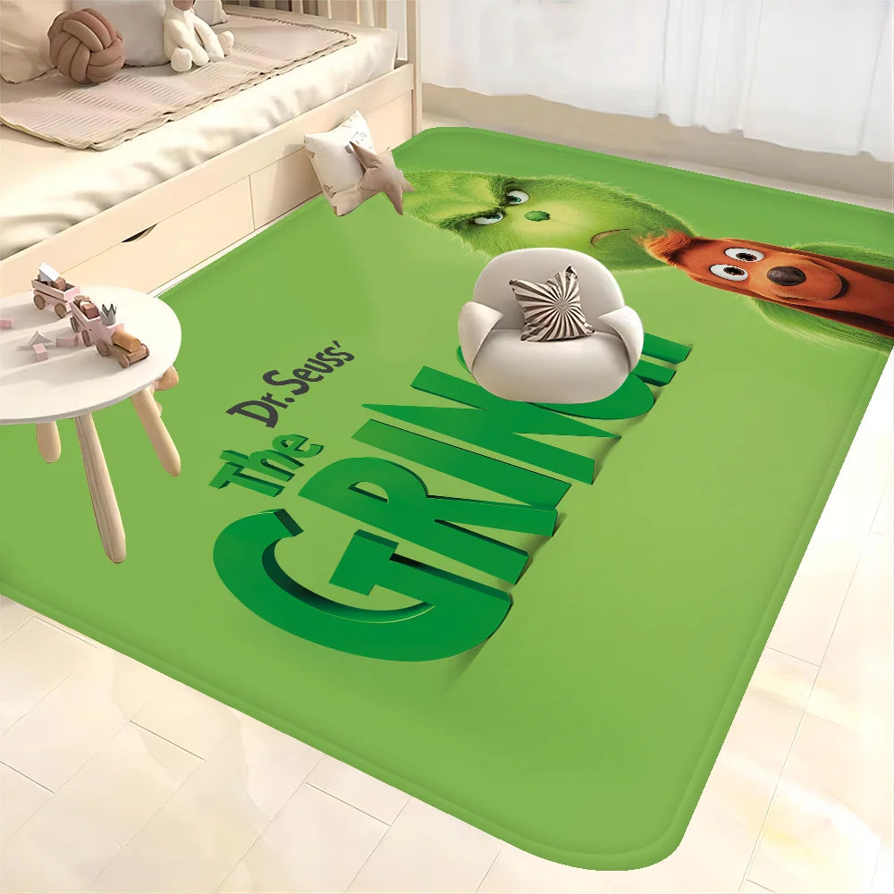 Cartoon THE G-GRINCHS Room Mats Cheaper Anti-slip Modern Living Room Balcony Printed Welcome Rug