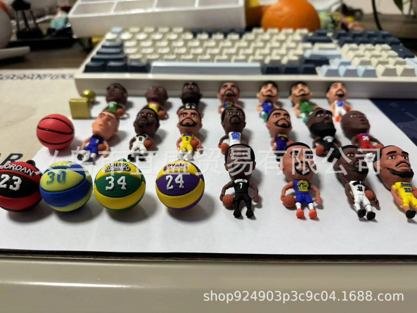 Basketball Star Advent Calendar Cartoon Doll Christmas Atmosphere Decorative Gifts New Year 24 Days Countdown Surprise Blind Box