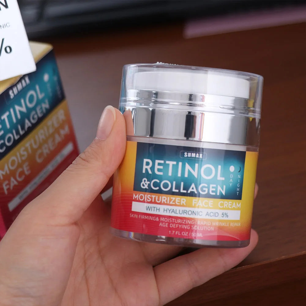 Anti-wrinkle Retinol Face Cream Anti Aging Moisturizing Vitamin a Face Cream Hyaluronic Whitening Face Firming Cream