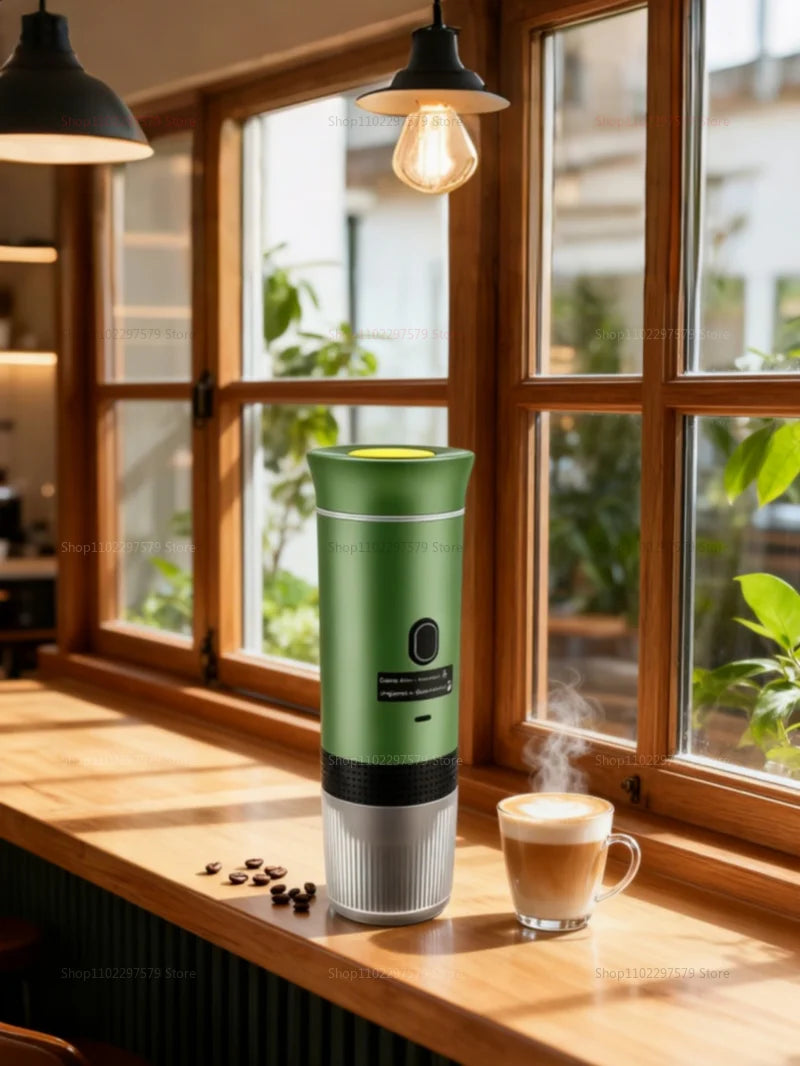 3-in-1 Wireless Portable Electric Coffee Maker 20Bar Espresso Machine USB Rechargeable Compact Coffee Brewer for Home Travel