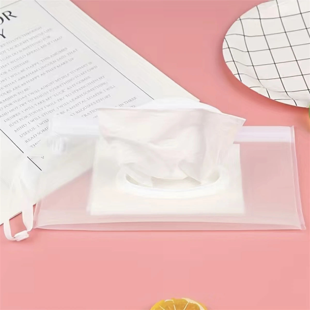 Baby Wipe Case, Travel Tissue Holder, Wet Wipes Storage Bag, Reusable Wet Wipe Pouch For Travel，Mask bags，Tissue bags，Wet wipes