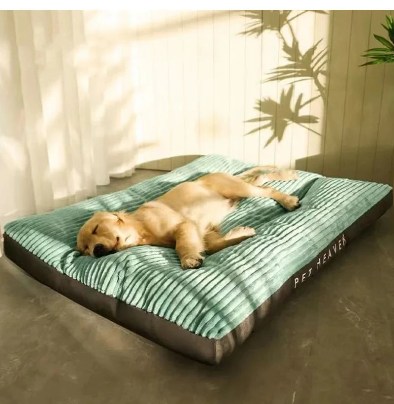 Winter Warm Pet Dog Bed Corduroy Dog Sleeping Mat Soft Pet Mat for Small Medium Large Dogs Detachable Washable Puppy Bed Retail