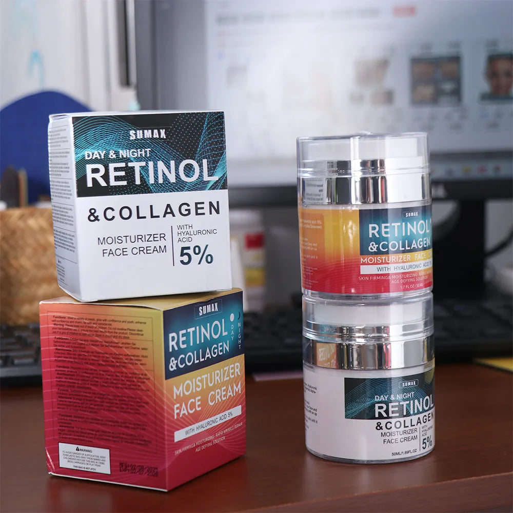 Anti-wrinkle Retinol Face Cream Anti Aging Moisturizing Vitamin a Face Cream Hyaluronic Whitening Face Firming Cream