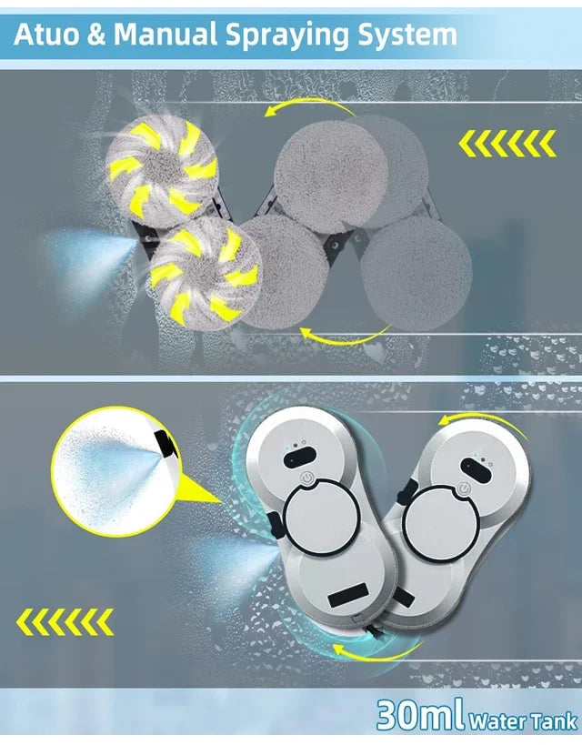 UPS System Robot Window Cleaner