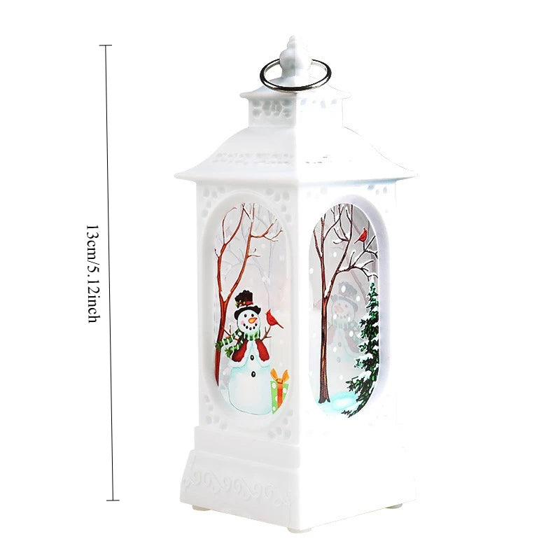 1PCS Christmas Light Santa Claus Snowman Candle S