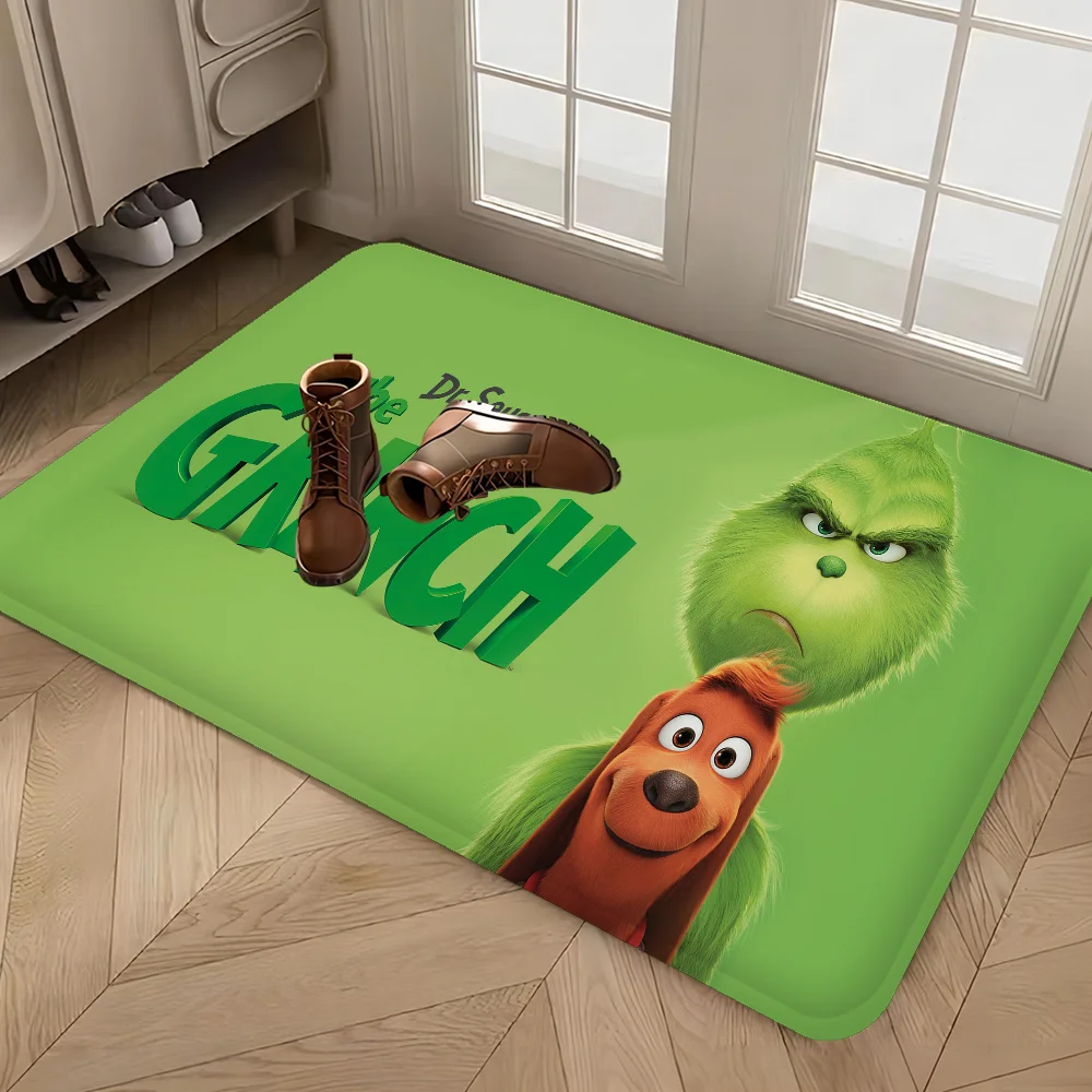 Cartoon THE G-GRINCHS Room Mats Cheaper Anti-slip Modern Living Room Balcony Printed Welcome Rug