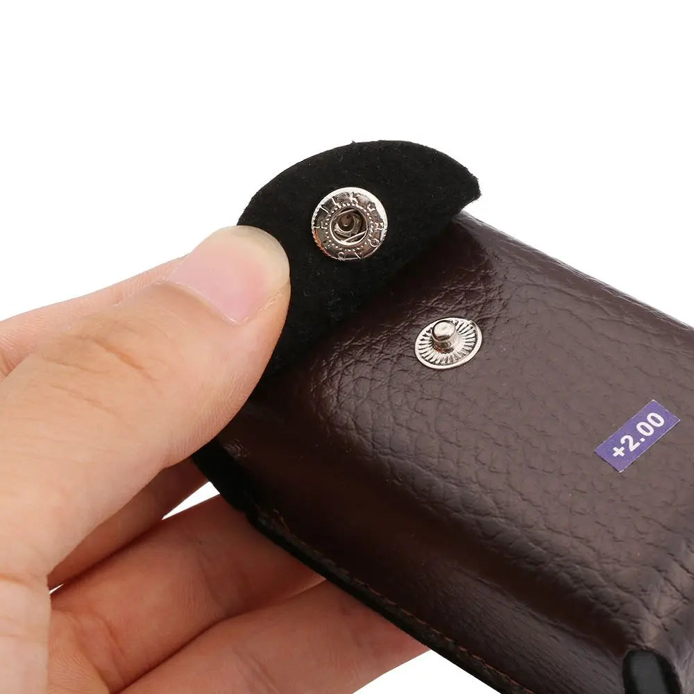 Unisex Ultra-light Folding Reading Glasses Rimless Magnetic Eyeglasses +1.00~+4.0 Diopter