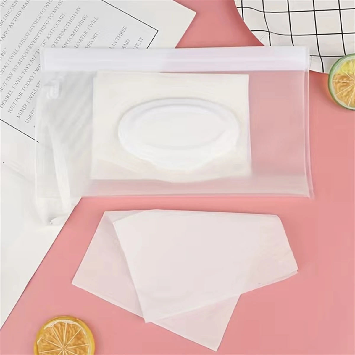 Baby Wipe Case, Travel Tissue Holder, Wet Wipes Storage Bag, Reusable Wet Wipe Pouch For Travel，Mask bags，Tissue bags，Wet wipes