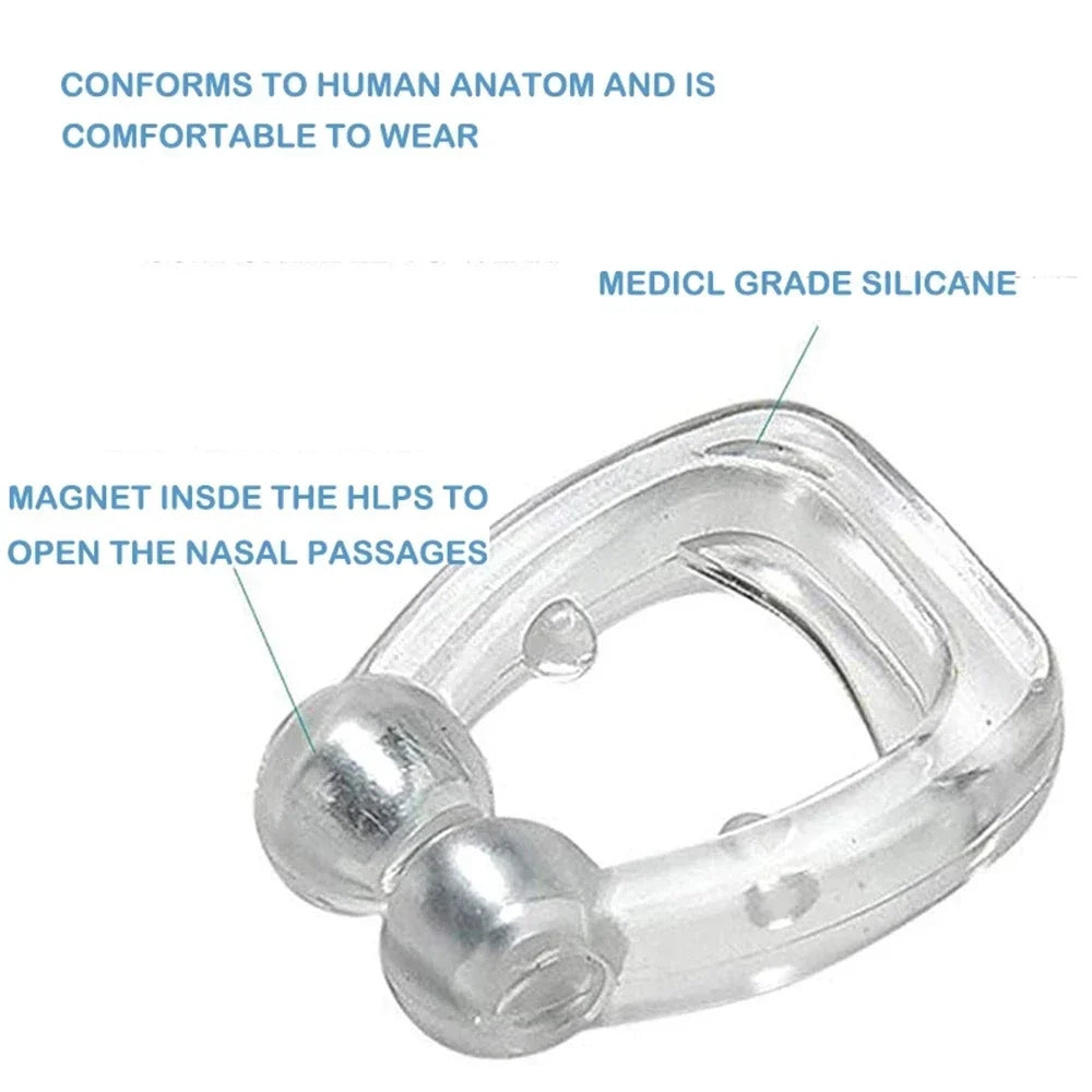Magnetic Anti Snore Device Stop Snoring Nose Clip