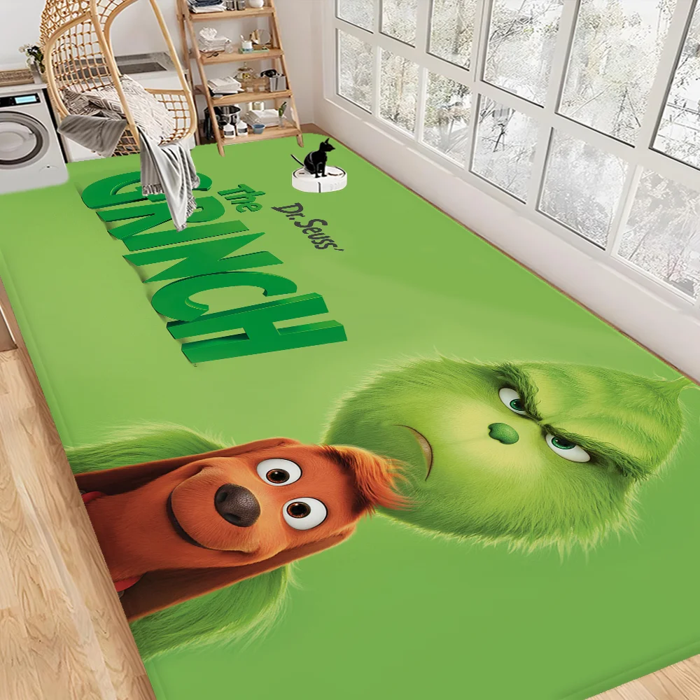 Cartoon THE G-GRINCHS Room Mats Cheaper Anti-slip Modern Living Room Balcony Printed Welcome Rug