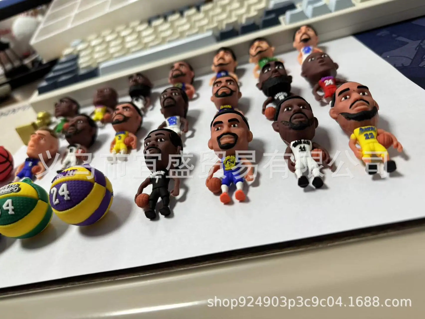 Basketball Star Advent Calendar Cartoon Doll Christmas Atmosphere Decorative Gifts New Year 24 Days Countdown Surprise Blind Box