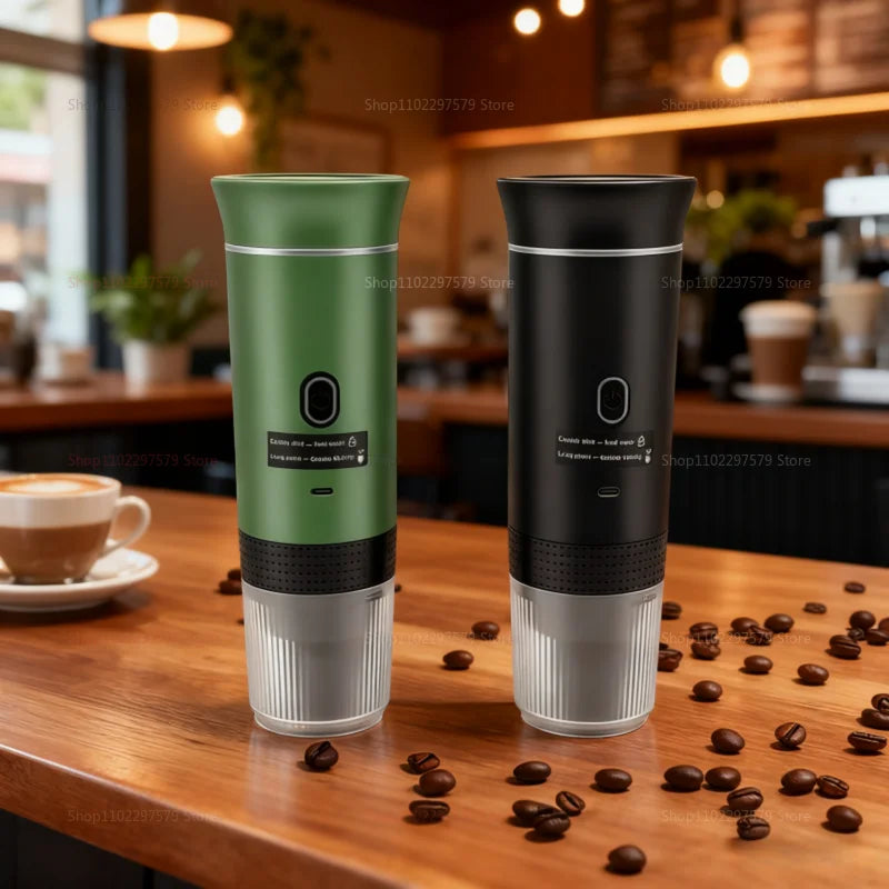 3-in-1 Wireless Portable Electric Coffee Maker 20Bar Espresso Machine USB Rechargeable Compact Coffee Brewer for Home Travel