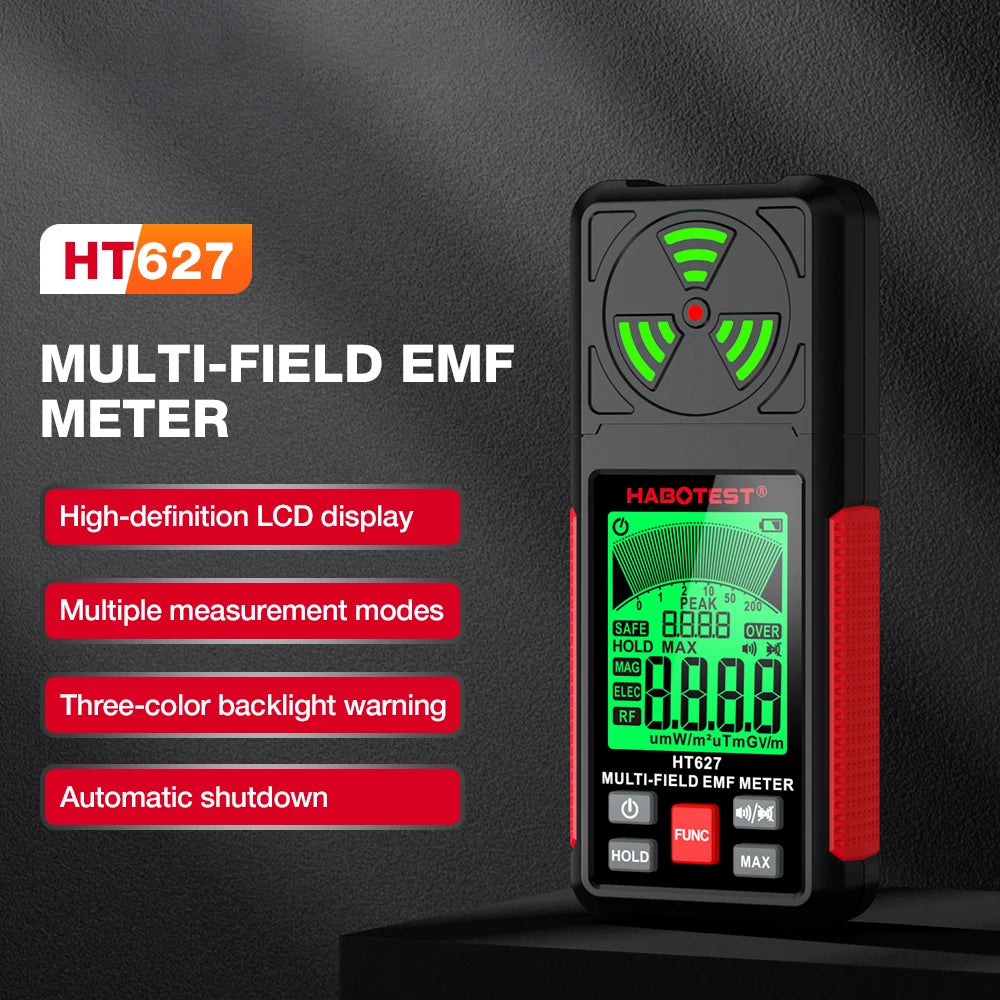 EMF Meter Professional Detector Handheld Portable Radio Frequency
