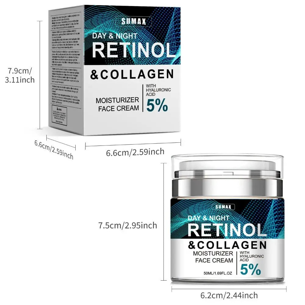 Anti-wrinkle Retinol Face Cream Anti Aging Moisturizing Vitamin a Face Cream Hyaluronic Whitening Face Firming Cream