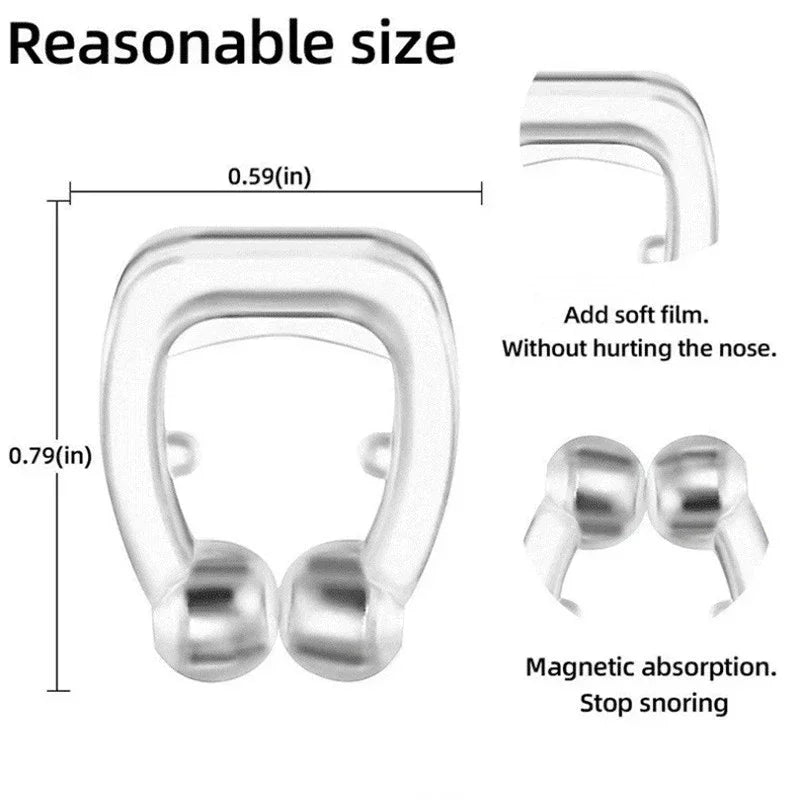 Magnetic Anti Snore Device Stop Snoring Nose Clip