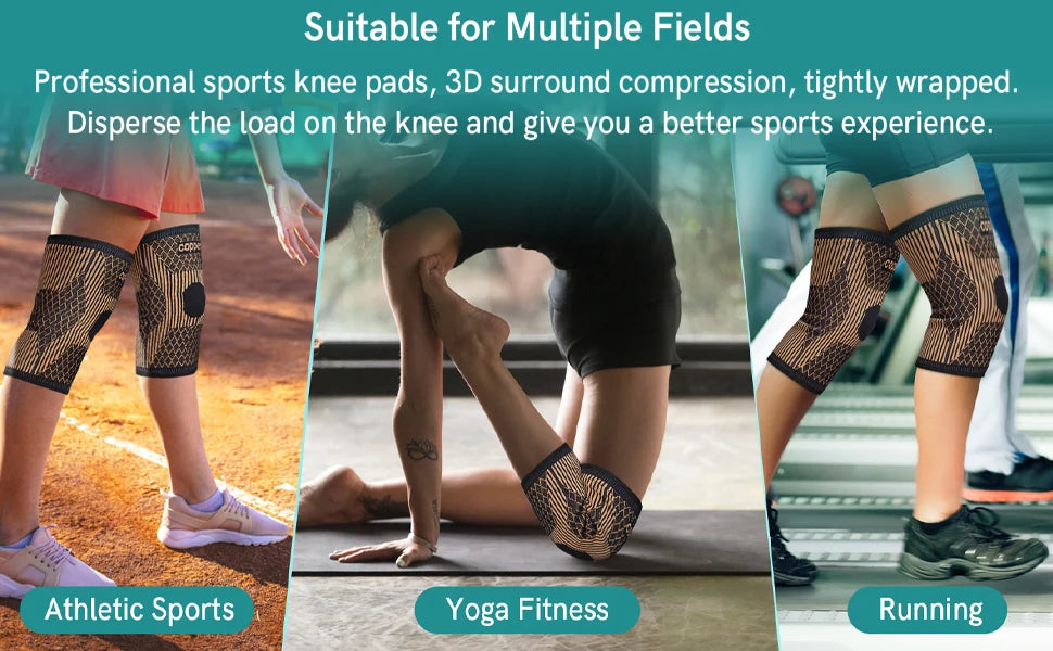 Copper Knee Brace for Arthritis Pain & Support-Copper Knee Sleeve for knee pain Compression sleeve for Sports,Knee Pain Relief
