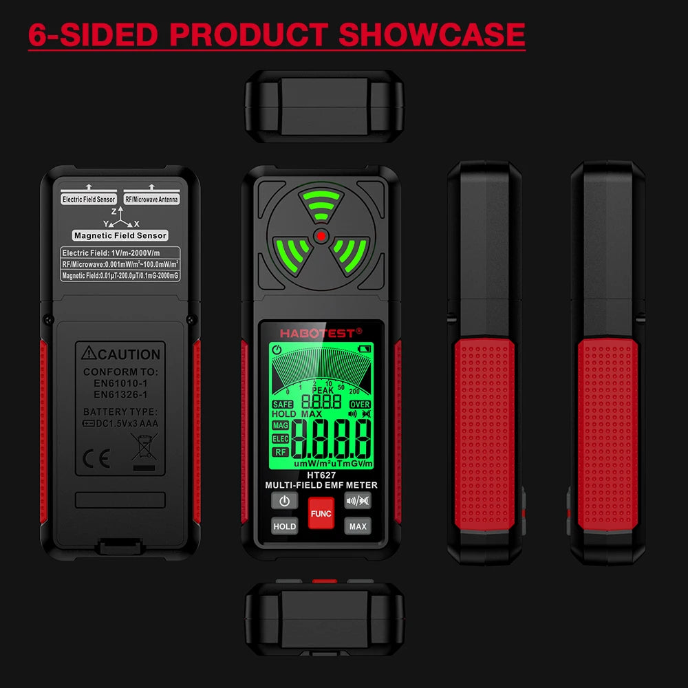 EMF Meter Professional Detector Handheld Portable Radio Frequency