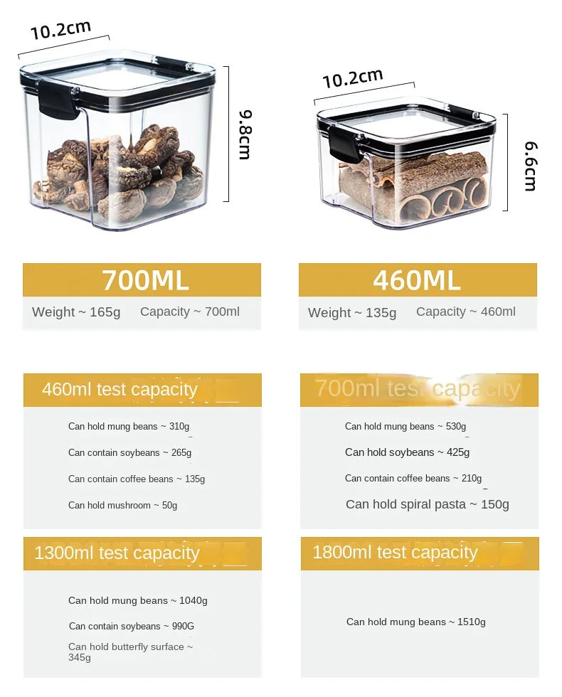 Sealed Kitchen Storage Organizer Large