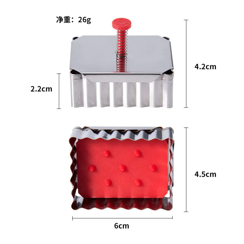 Kitchen Gadgets Cake Decoration Cookie Stamps Moulds Fondant Cookie Cutters Cookie Baking Tools DIY Hand Press Mould Tools