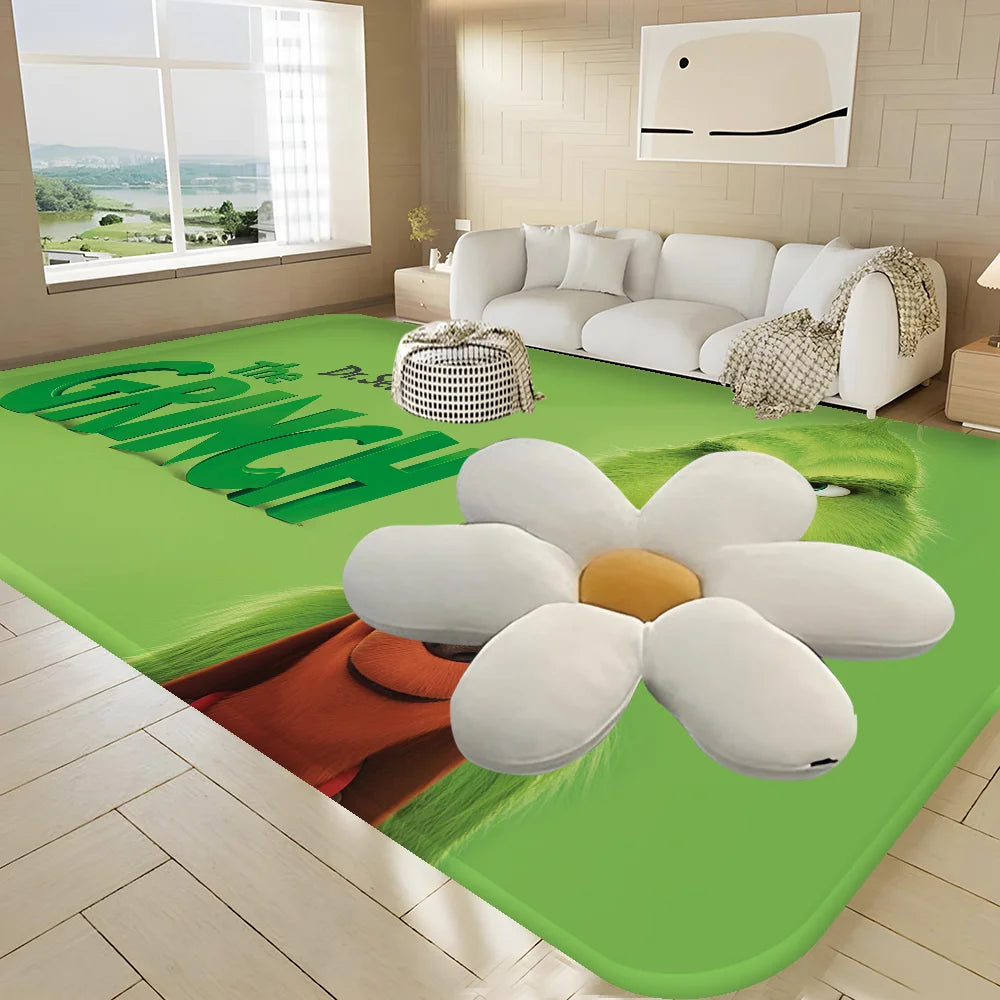 Cartoon THE G-GRINCHS Room Mats Cheaper Anti-slip Modern Living Room Balcony Printed Welcome Rug