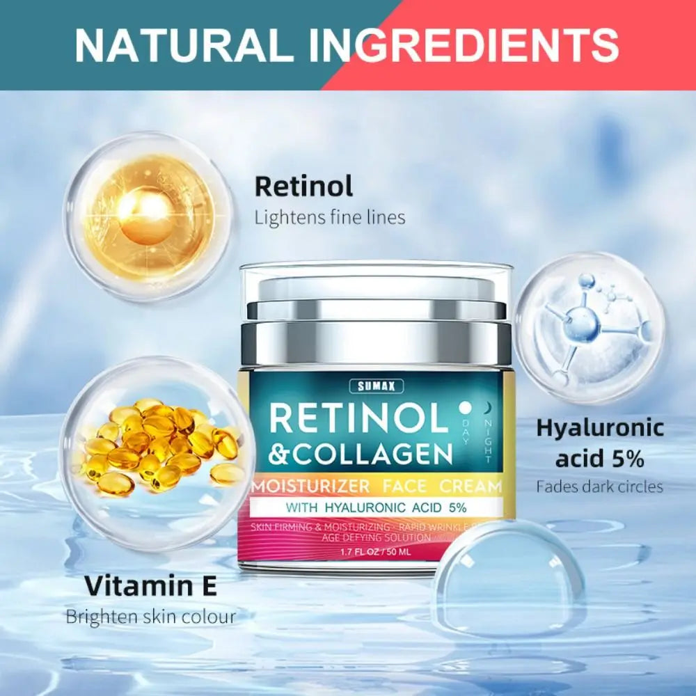 Anti-wrinkle Retinol Face Cream Anti Aging Moisturizing Vitamin a Face Cream Hyaluronic Whitening Face Firming Cream