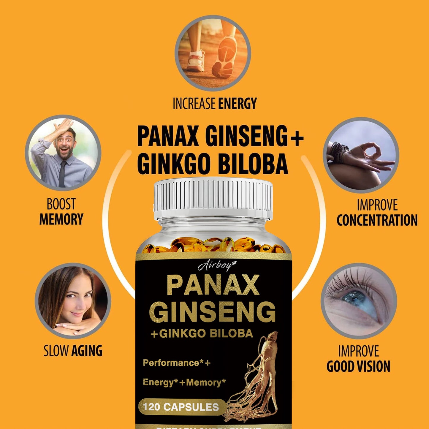 Panax Ginseng + Ginkgo Biloba