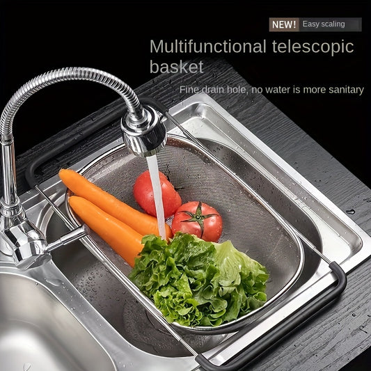Stainless Steel Adjustable Sink Colander