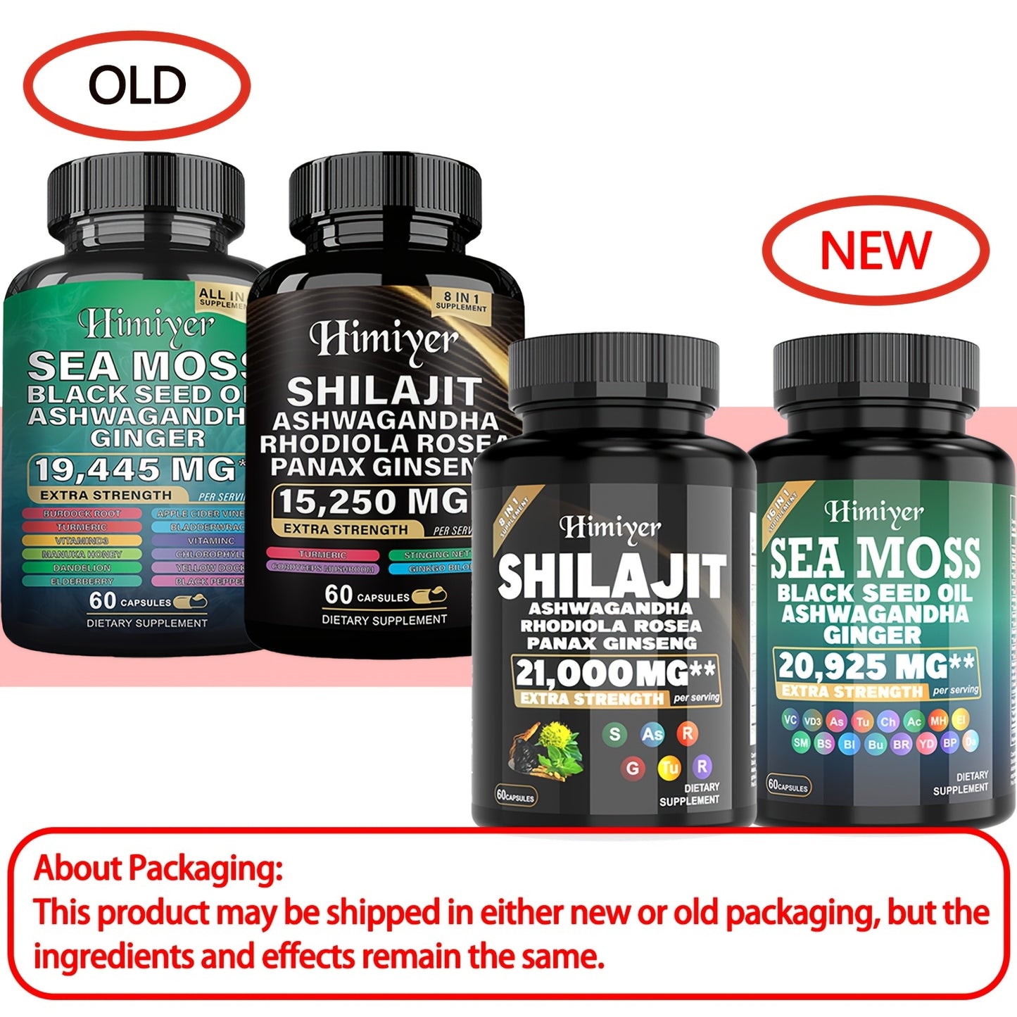 Shilajit Pure Himalaya 9000MG + Seaweed 7000mg, Black Seed Oil 4000mg, Ashwagandha 2000mg+15 Day Gut Cleanse - Gut And Colon Support, 15 Day Gut Cleanse Dissolved Capsules